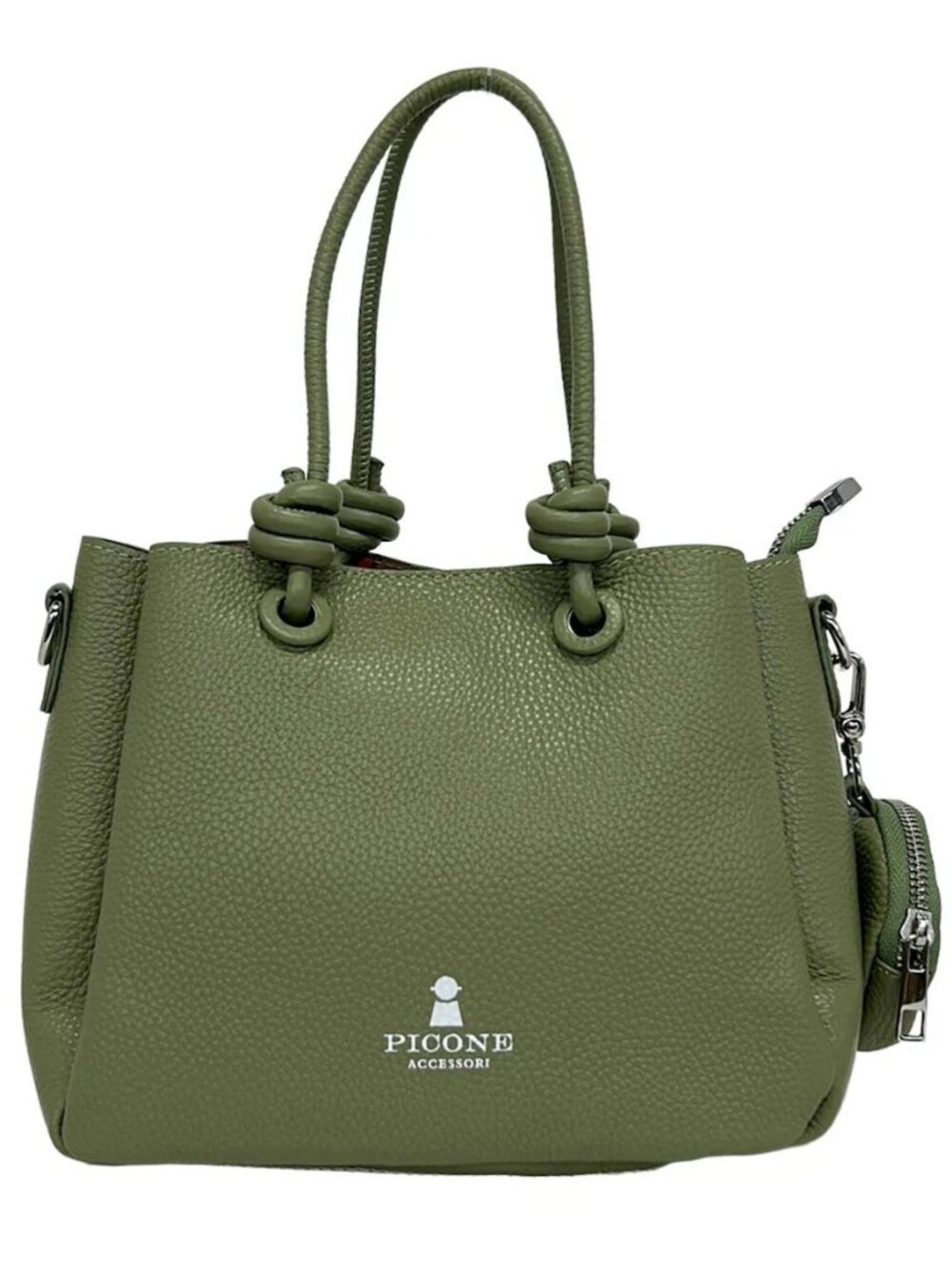 PICONE Green Leather Handbag